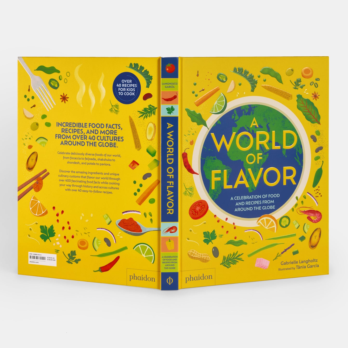 Un mundo de sabor: una celebración de la comida y las recetas de todo el mundo